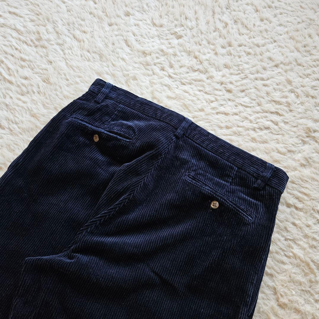 【古着】Ralph Lauren 90s コーデュロイパンツ 2タック 太畝