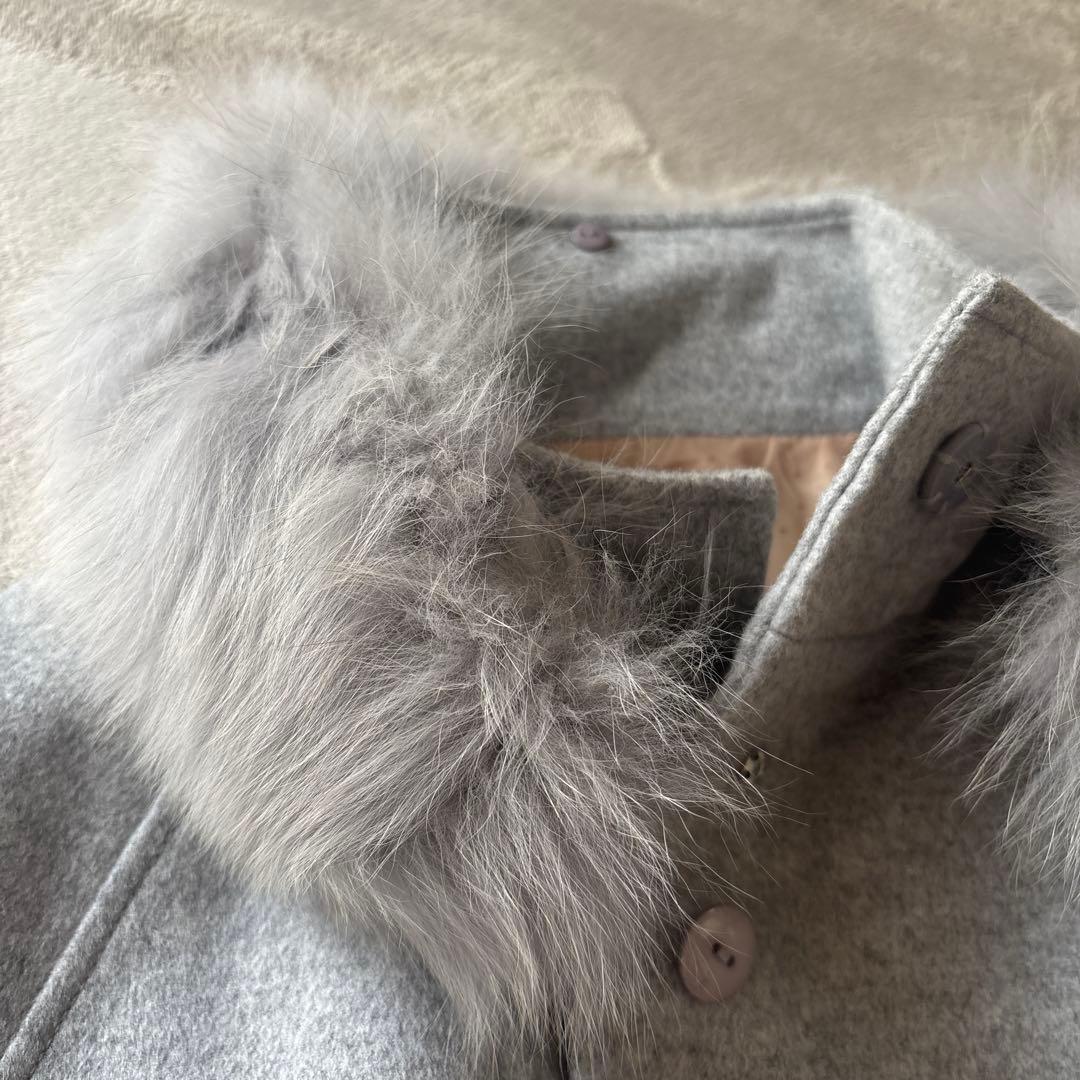 RUIRUE BOUTIQUE グレー ポンチョコート S-M