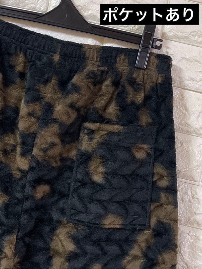 専用品 PURKY パーキー ベロア調 ジャージ セットアップ 黒茶 フリー