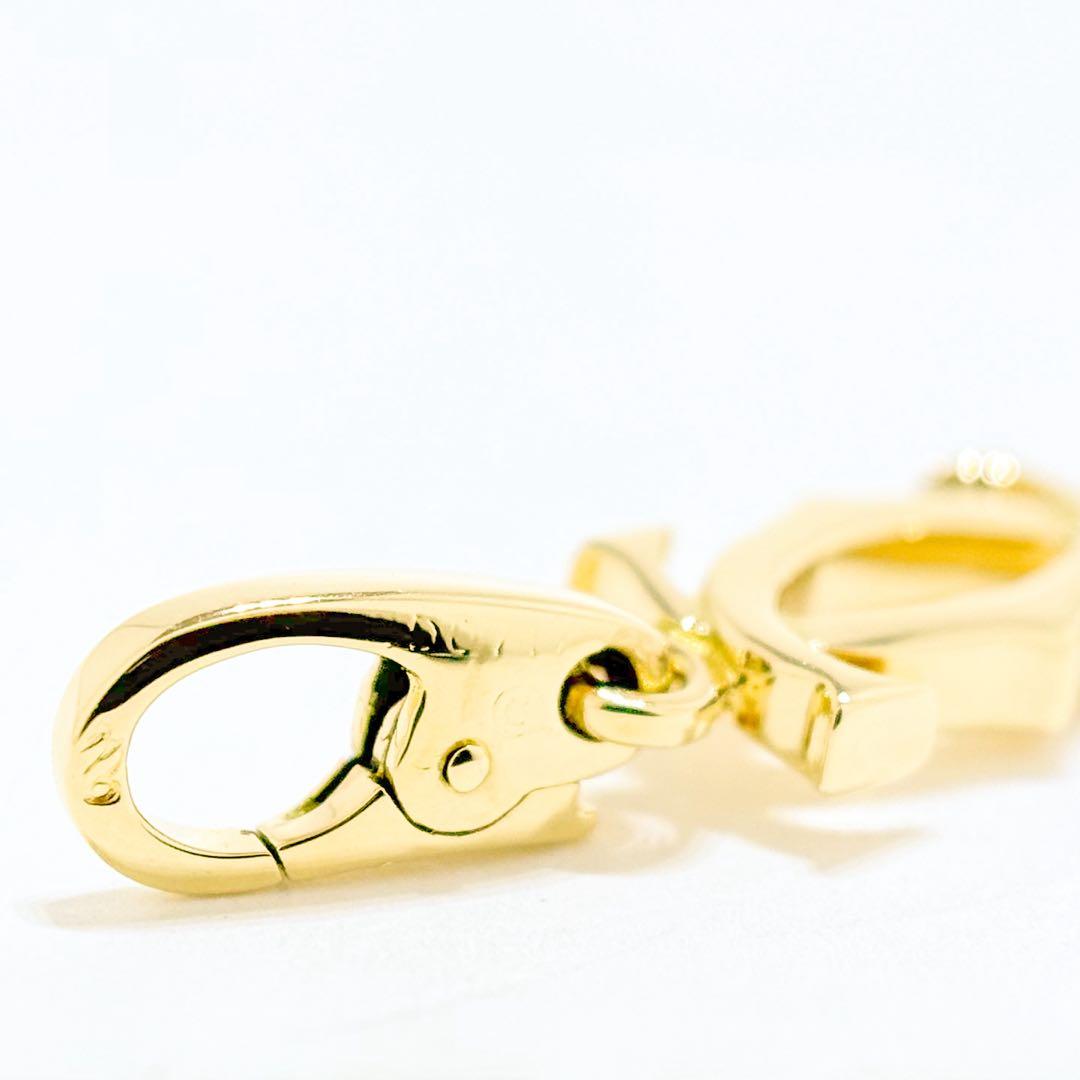 ⚪︎Cartier カルティエ 2C ロゴ チャーム YG750 K18 2.4g