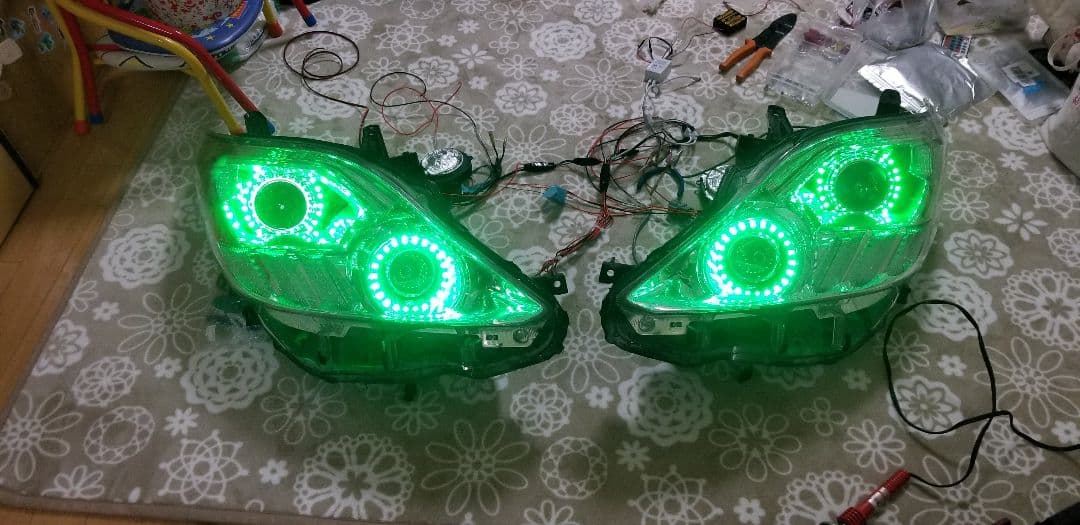 最終値下げ！アルファード　20 流星　加工　ヘッドライト