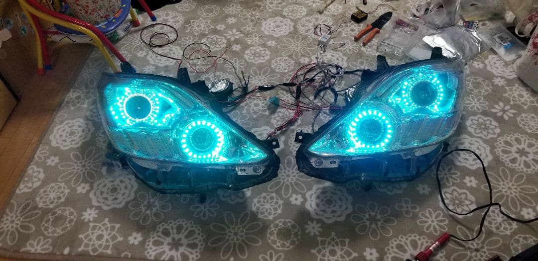 最終値下げ！アルファード　20 流星　加工　ヘッドライト