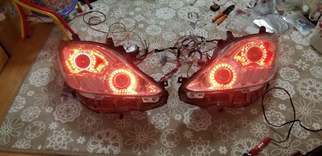 最終値下げ！アルファード　20 流星　加工　ヘッドライト