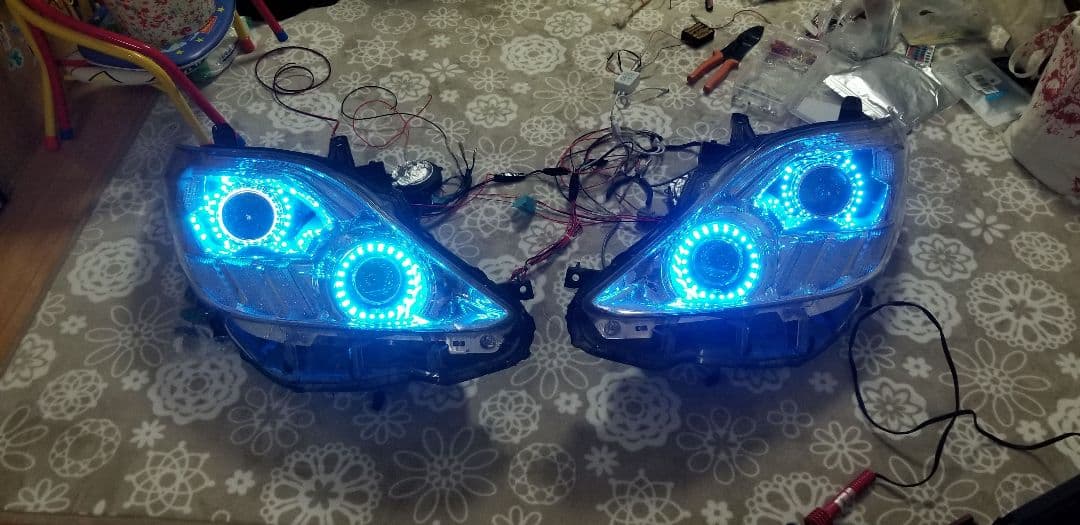 最終値下げ！アルファード　20 流星　加工　ヘッドライト