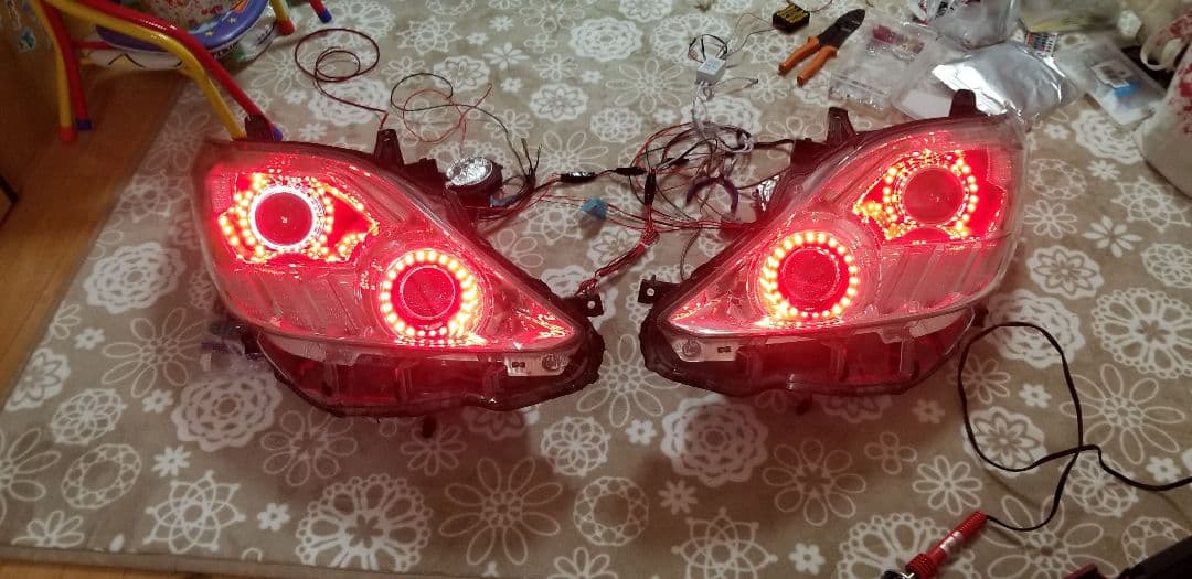 最終値下げ！アルファード　20 流星　加工　ヘッドライト