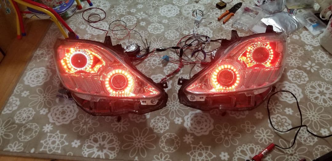 最終値下げ！アルファード　20 流星　加工　ヘッドライト