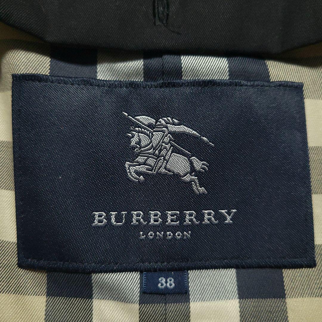 【美品】BURBERRY　トレンチコート ライナー メガチェック ベルト 黒