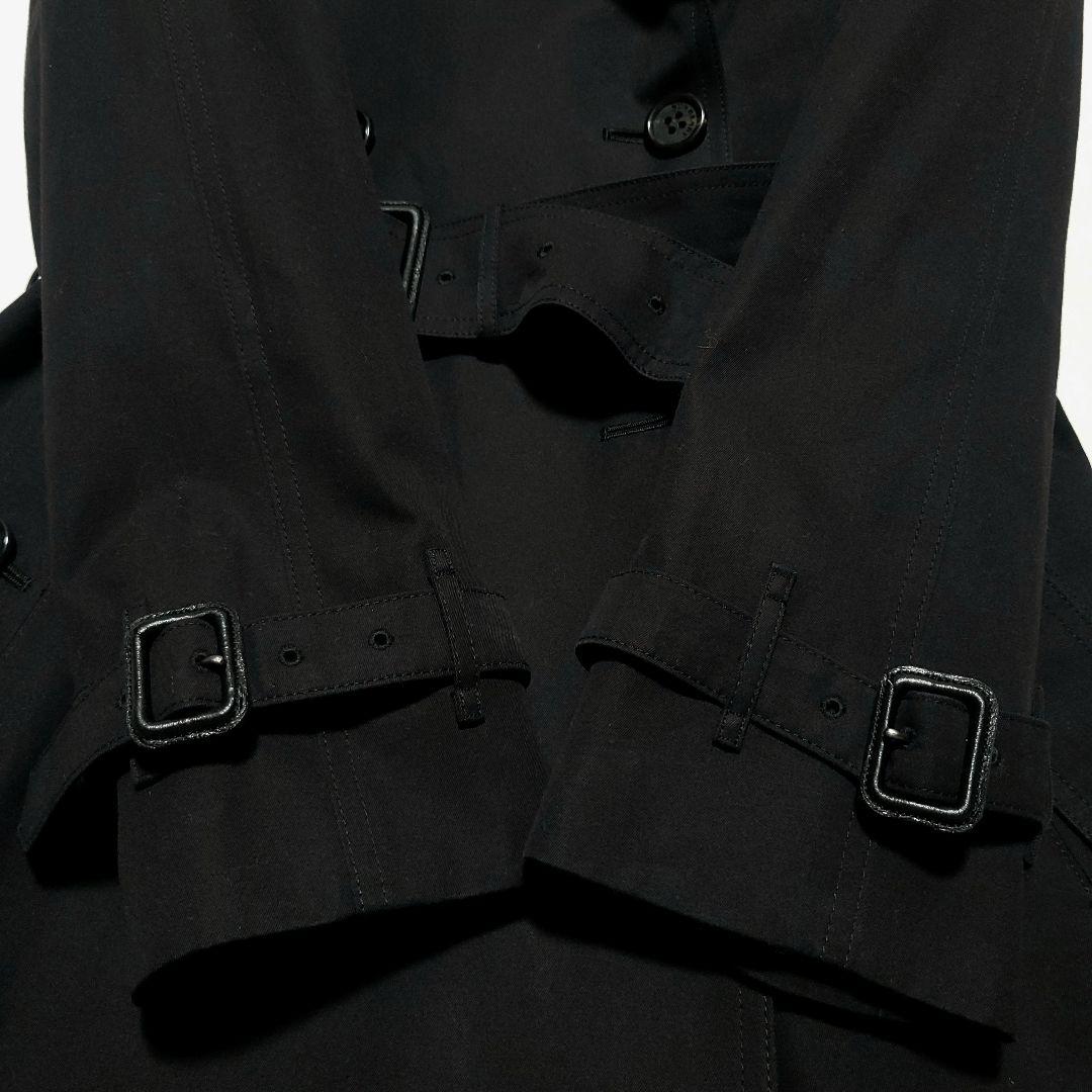 【美品】BURBERRY　トレンチコート ライナー メガチェック ベルト 黒