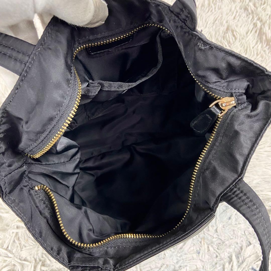 極美品 アニヤハインドマーチ ナイロン アイズ 2way ファスナー ブラック