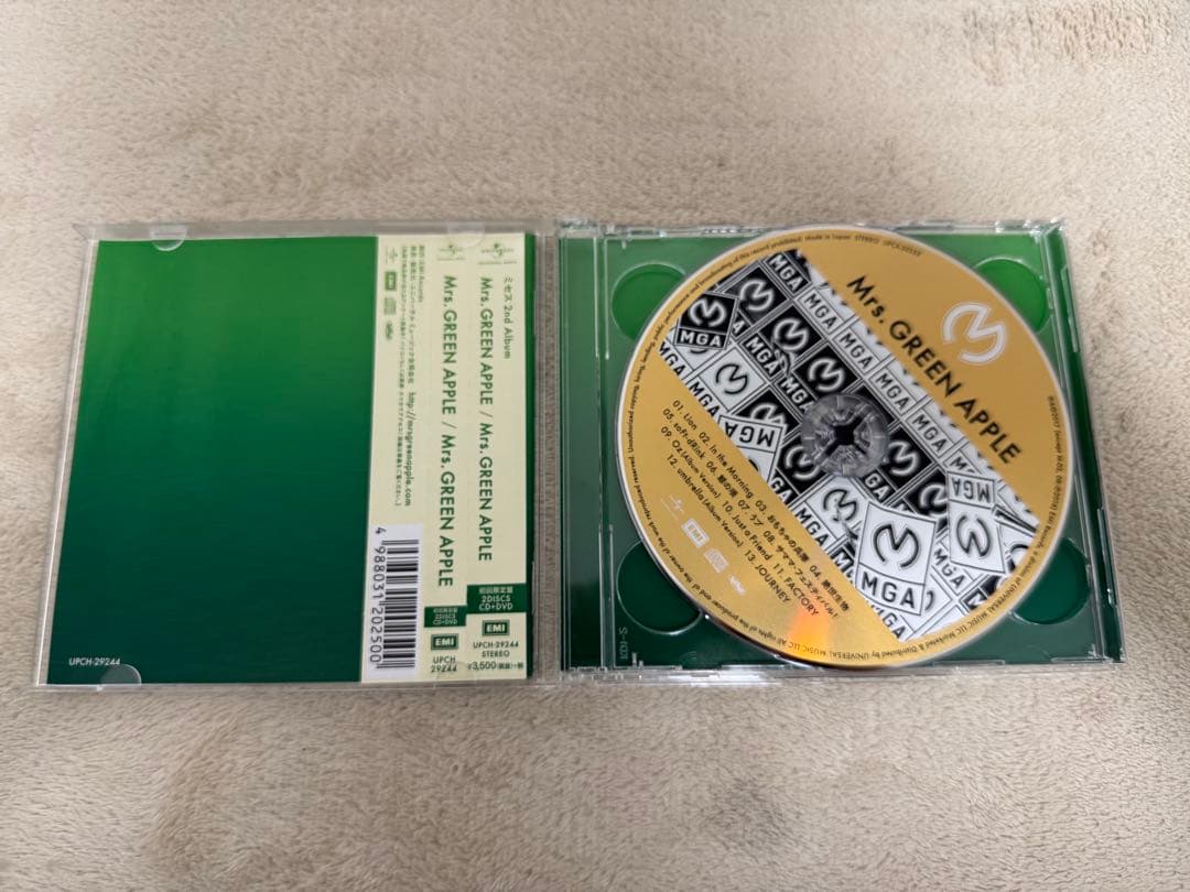 Mr. GREEN APPLE アルバム CD 初回限定盤