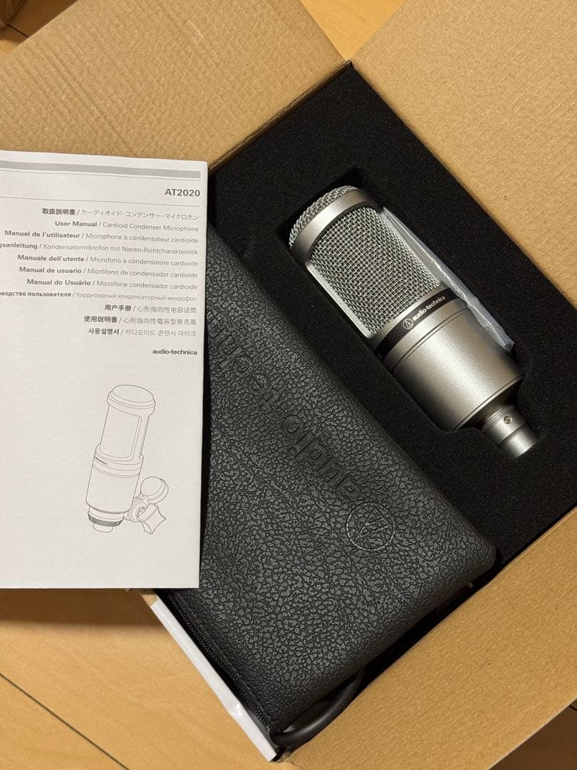 audio-technica AT2020 マイク