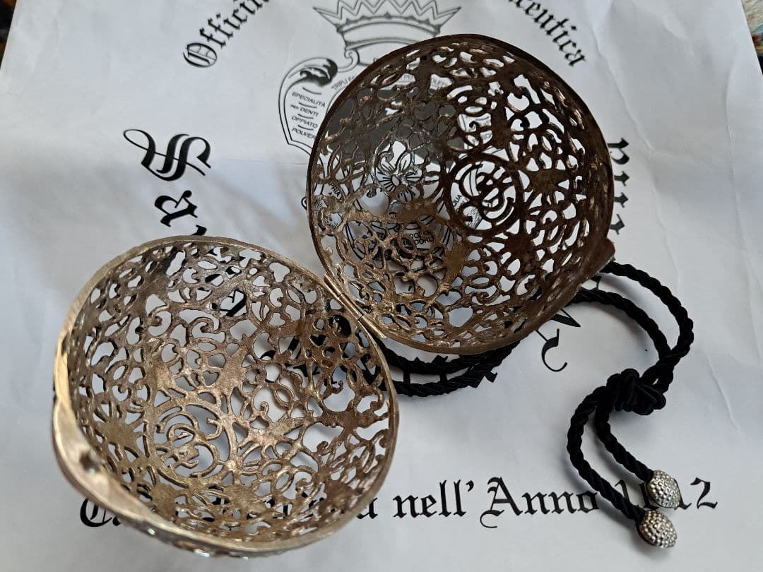 サンタマリアノヴェッラSanta Maria Novellaポプリケースシルバー