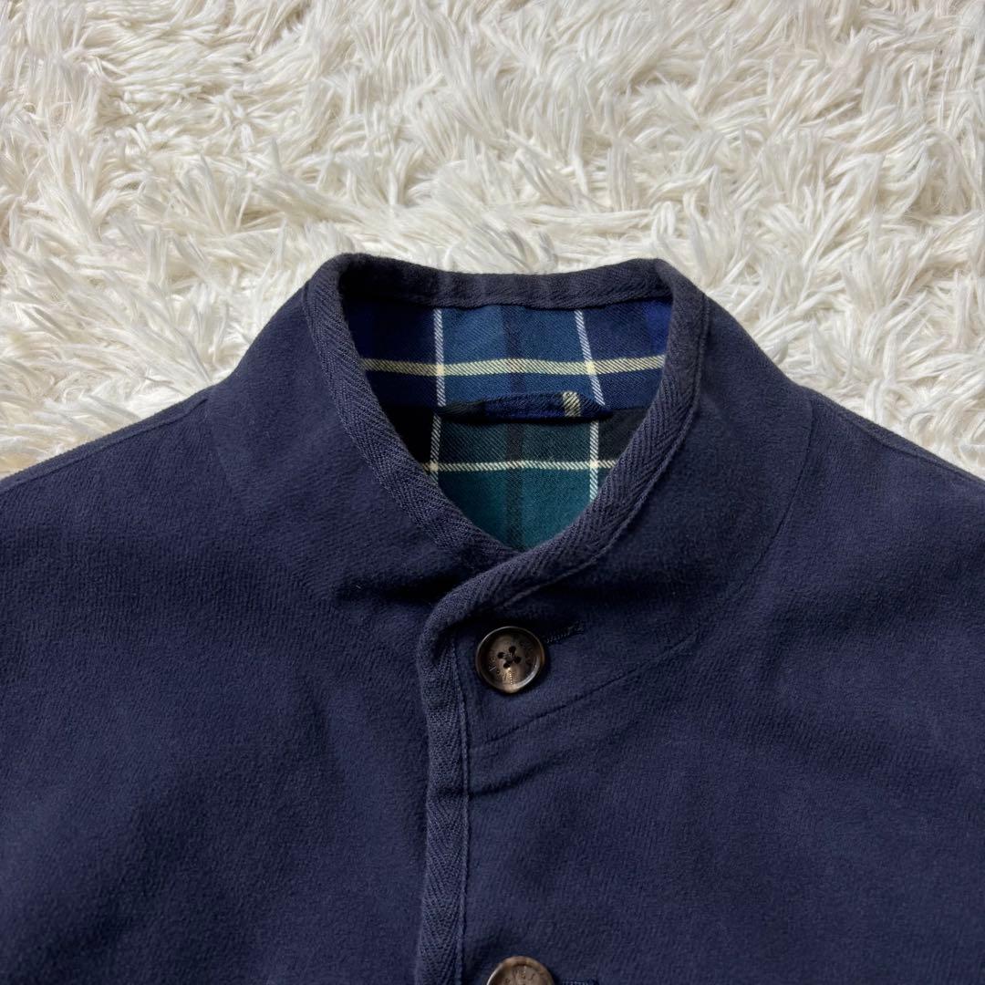 Papas カバーオール コットン生地 裏地チェック