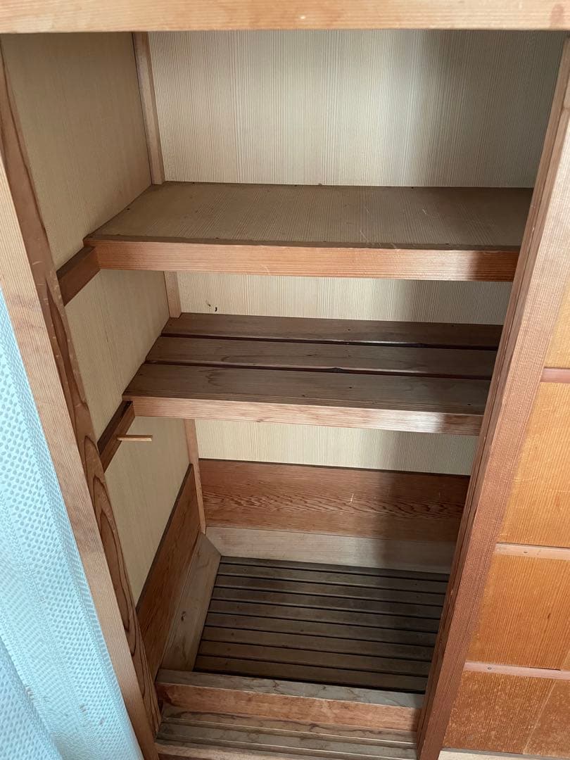 水屋　お茶道具　アンティーク家具