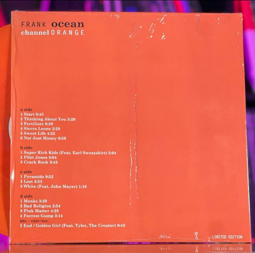 frank ocean channel orange 2LP レコード