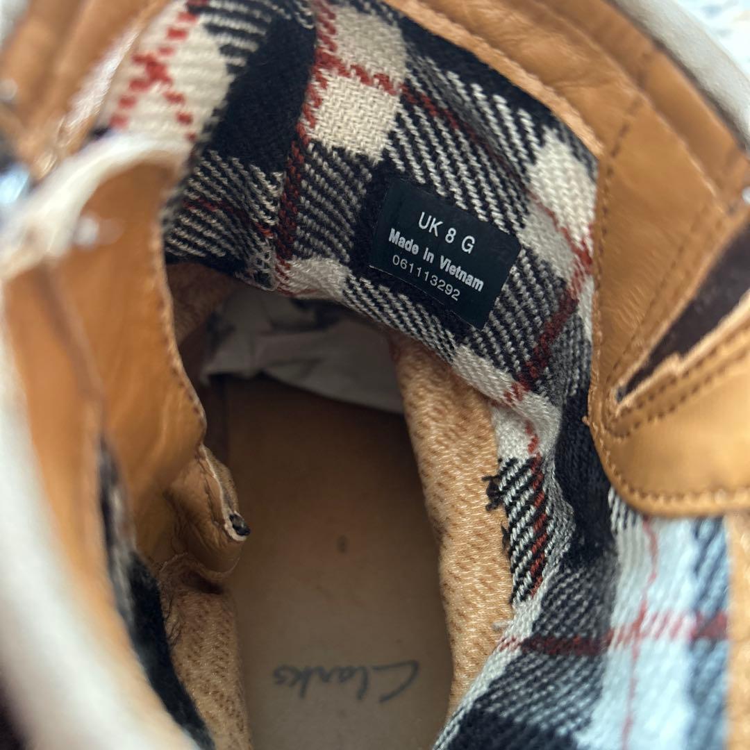 Clarks(クラークス) レザーブーツ ハイカット 26センチ