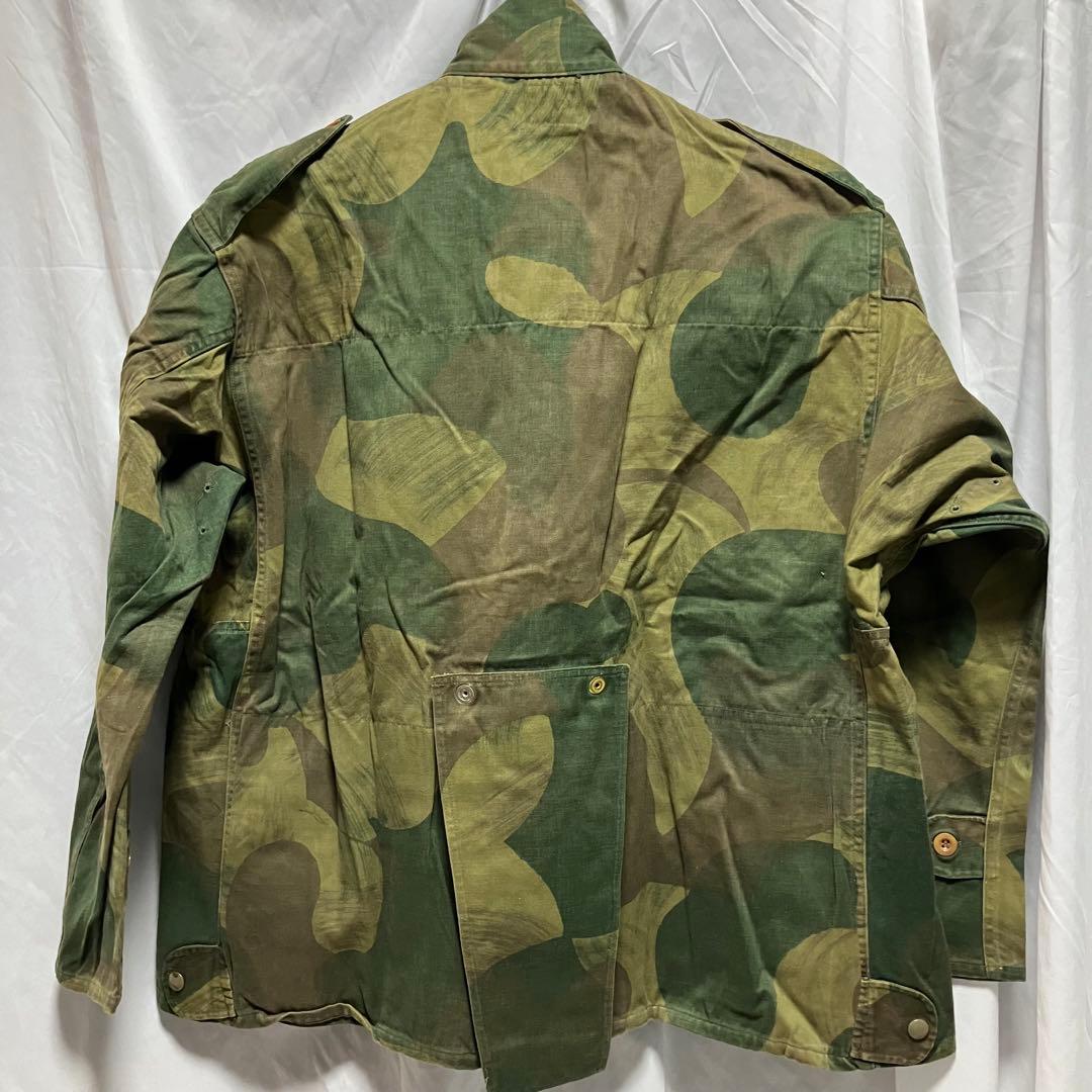 50's ベルギー軍 デニソンスモック　 ブラッシュストロークカモ　実物　官給品