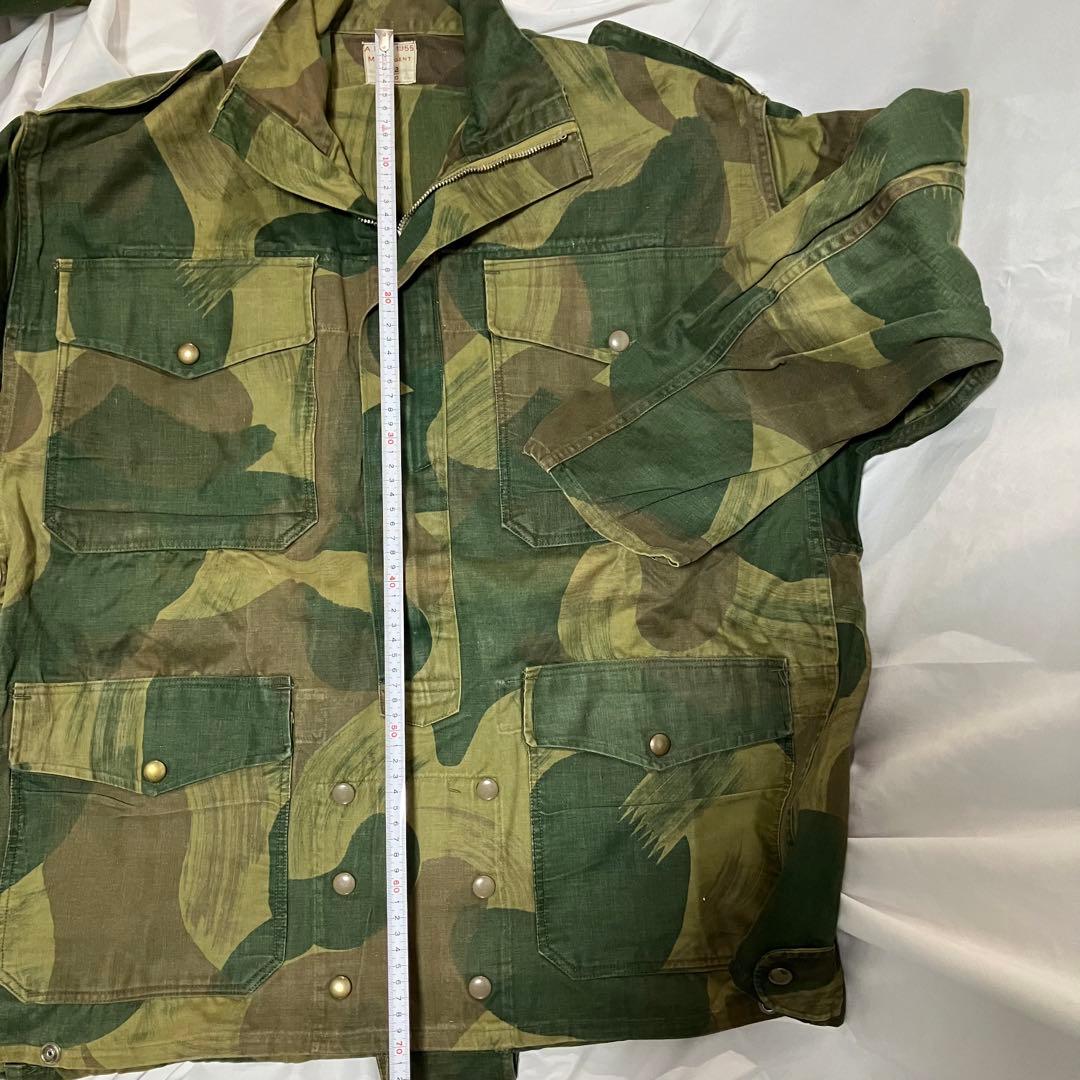 50's ベルギー軍 デニソンスモック　 ブラッシュストロークカモ　実物　官給品