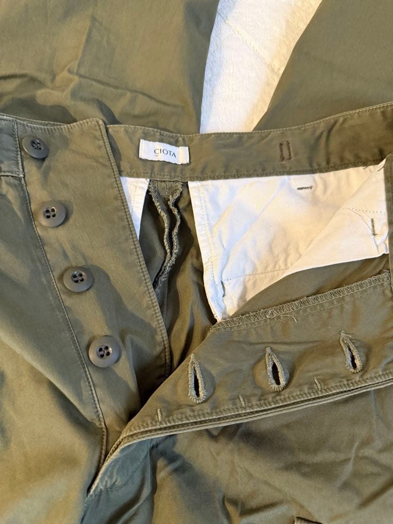 CIOTA シオタ　カーゴパンツ