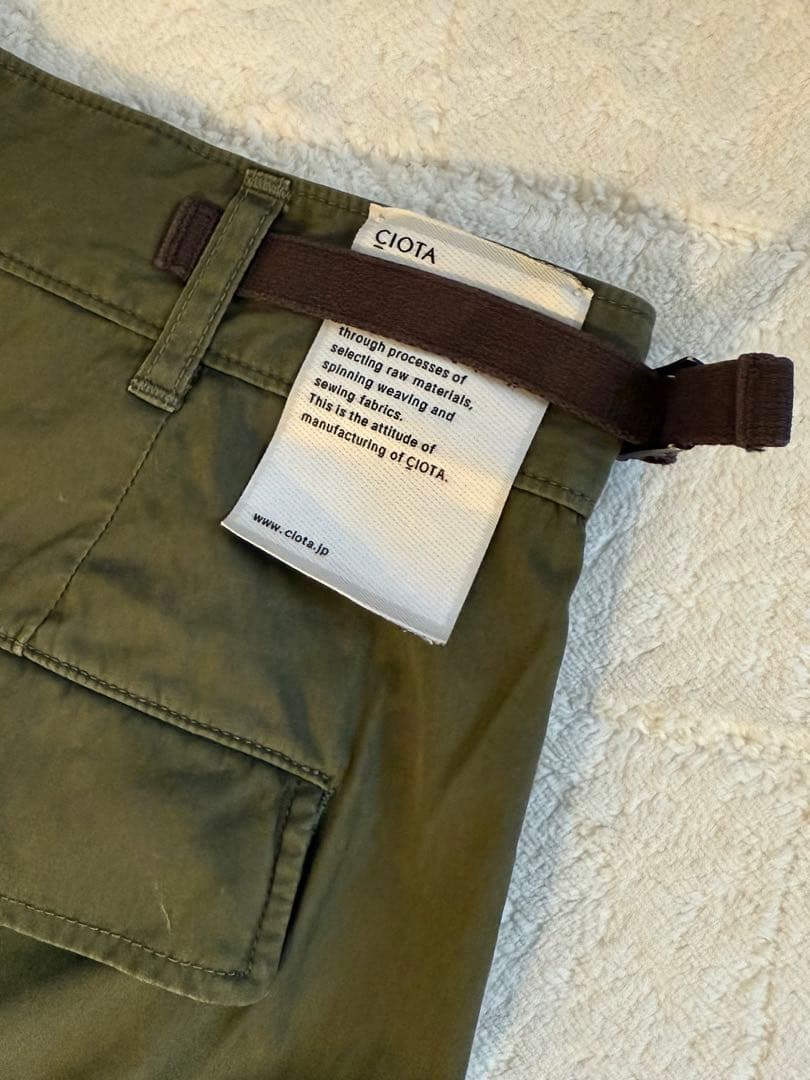 CIOTA シオタ　カーゴパンツ