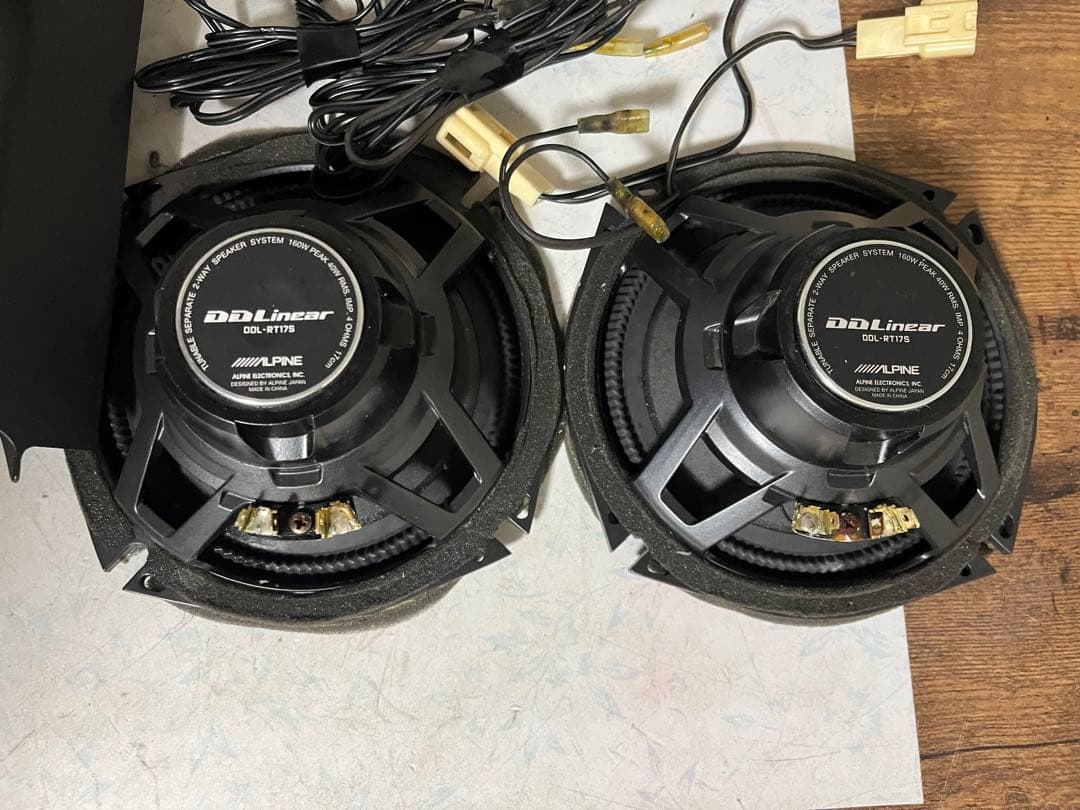 ALPINE DDL-RT17SアルパインSWE-1500スピーカー{ Z }