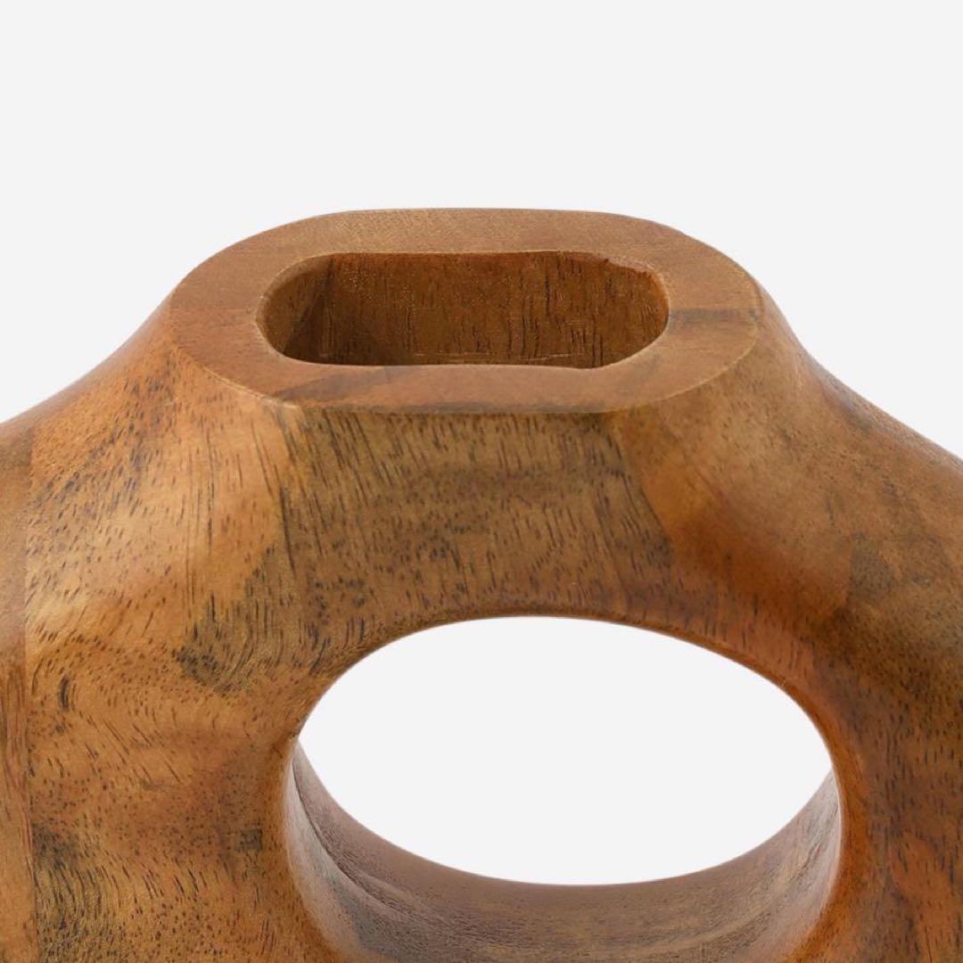 マンゴーウッドオブジェ High ブラウン　2点セット