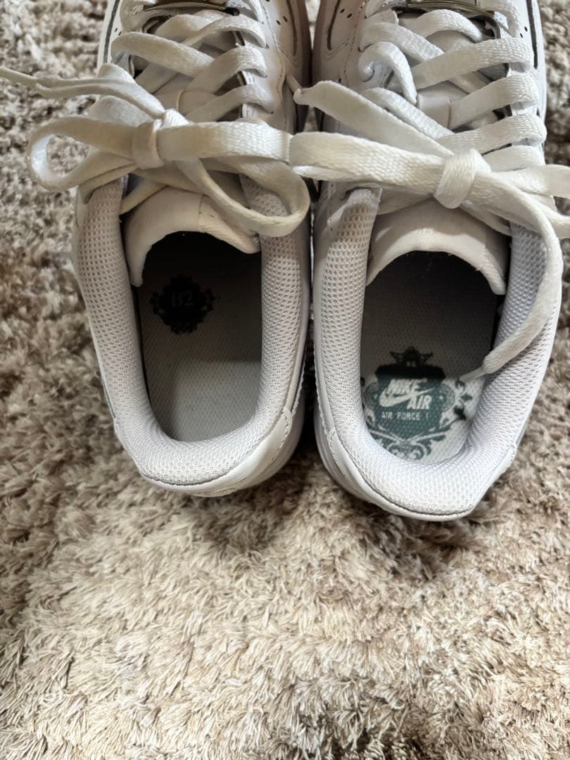 【美品】Nike Air Force 1 ホワイトスニーカー23センチ