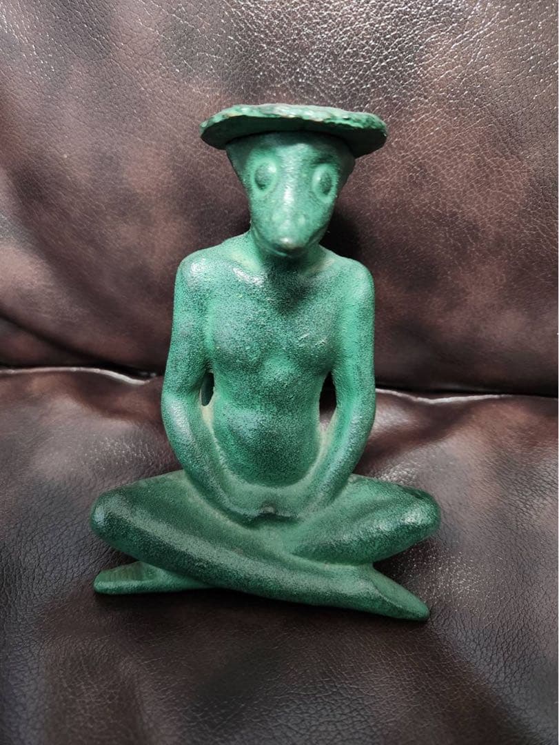 美品！カッパ 河童 オブジェ 置物 骨董品