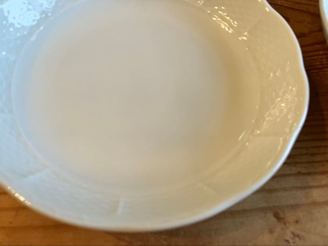 ジノリ　ベッキオホワイト　13.5プレート×5