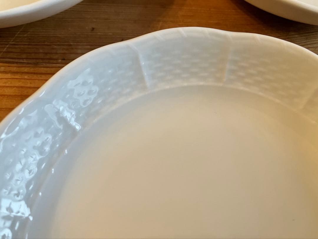 ジノリ　ベッキオホワイト　13.5プレート×5