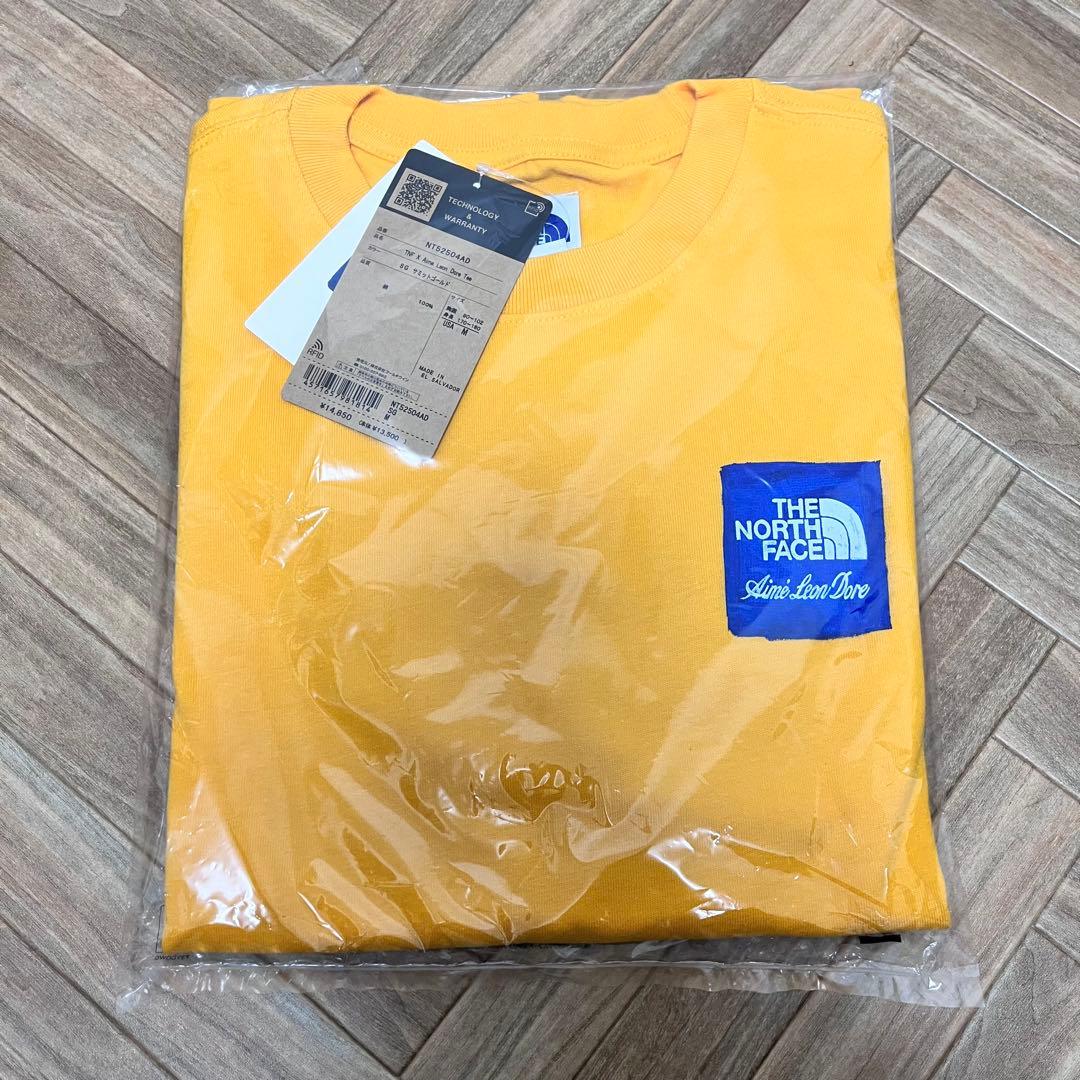 エメレオンドレ　ノースフェイス　Tシャツ　　Mサイズ　黄色