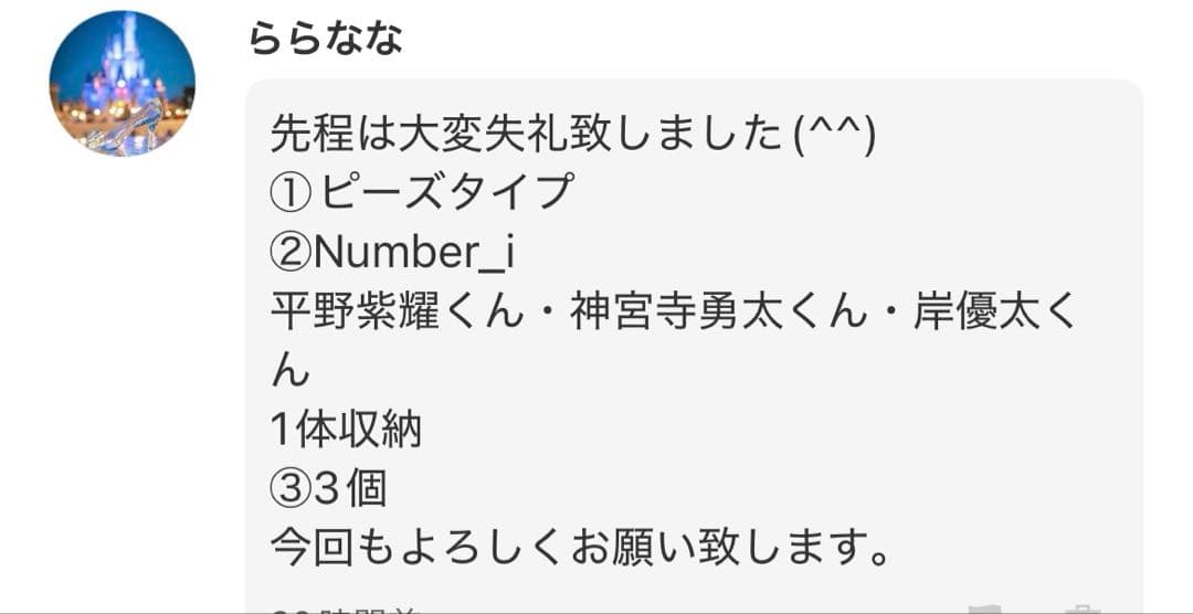 ららなな　アクスタケース