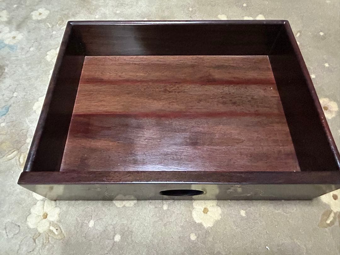 花と鳥の螺鈿木製タンス 5段