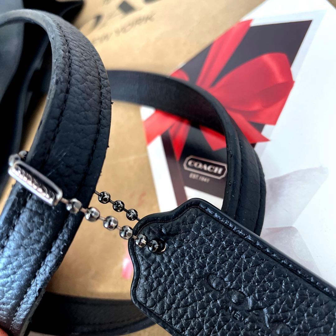 COACH‼️未使用状態(^^)BLACKレザートートバッグ‼️