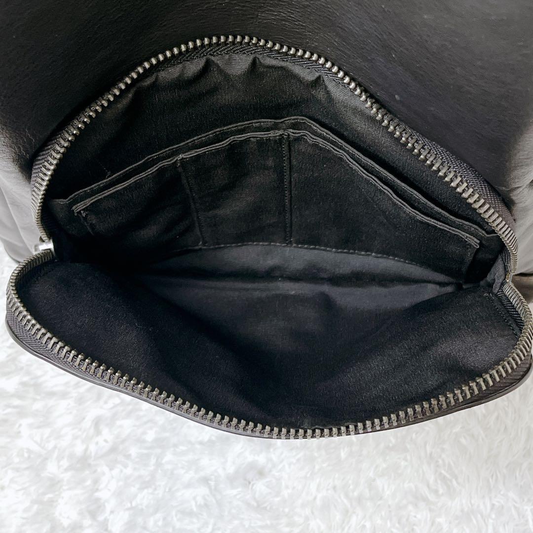 バッグ COACH Graham Backpack all Leather Black