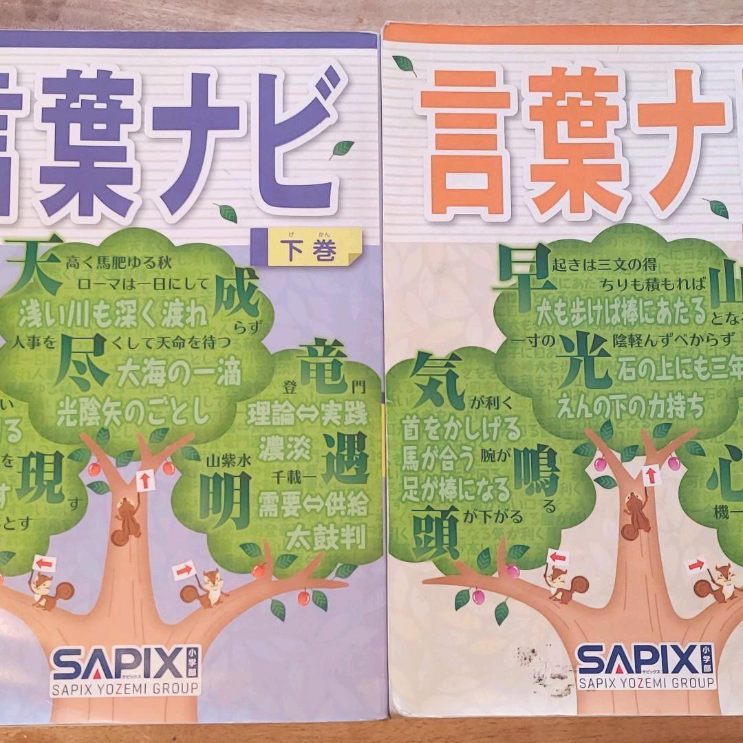 合格必須アイテム６点セット過去問付き　サピ　基礎トレ　言葉ナビ　理社コアプラス等