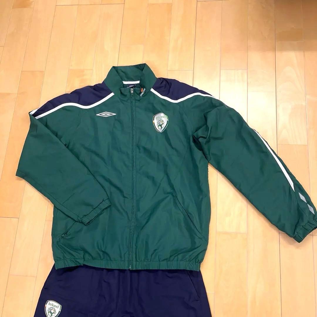 ◾️希少　アイルランド　サッカー代表セットアップジャージ　UMBRO XL 美品