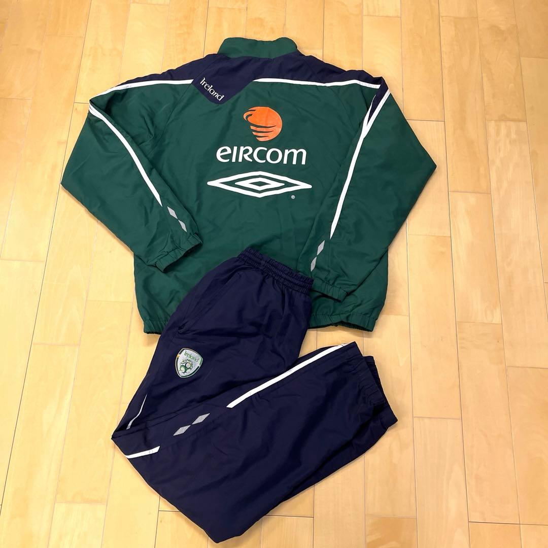 ◾️希少　アイルランド　サッカー代表セットアップジャージ　UMBRO XL 美品
