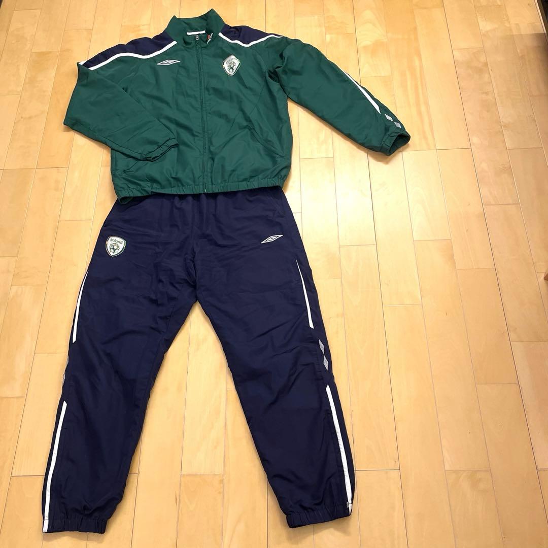 ◾️希少　アイルランド　サッカー代表セットアップジャージ　UMBRO XL 美品