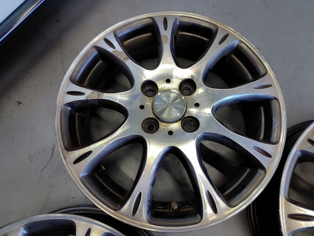 社外15インチアルミホイール4本セット/11000円