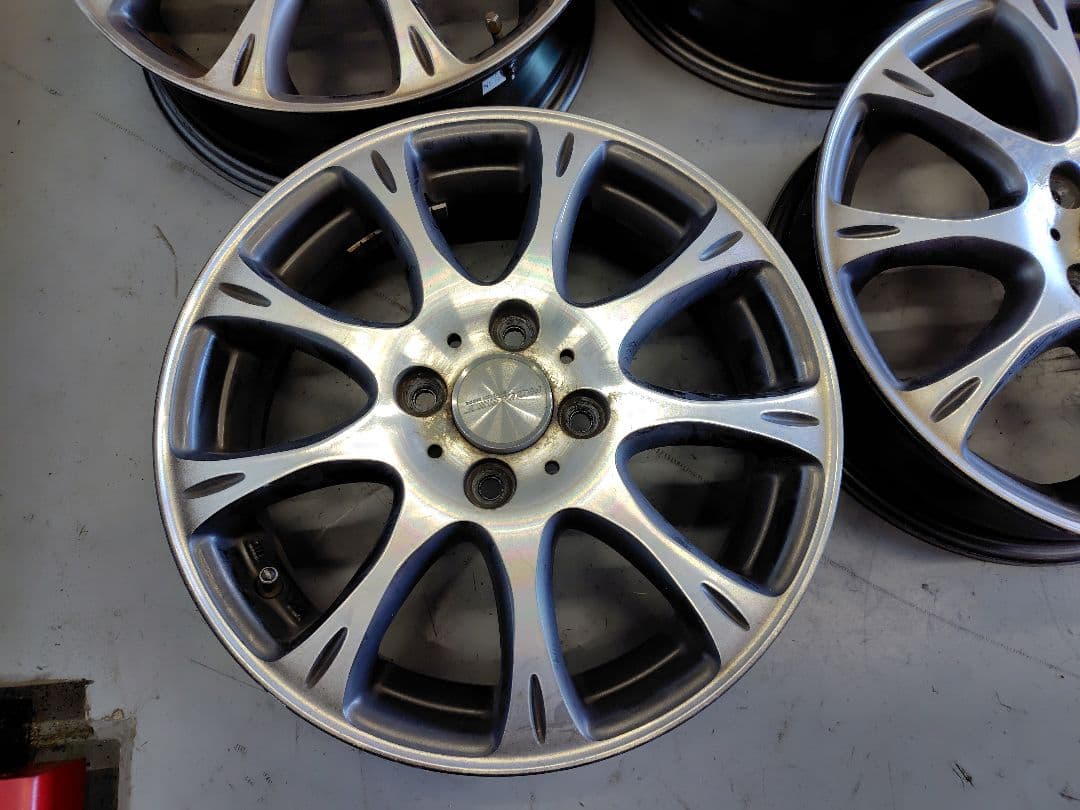 社外15インチアルミホイール4本セット/11000円