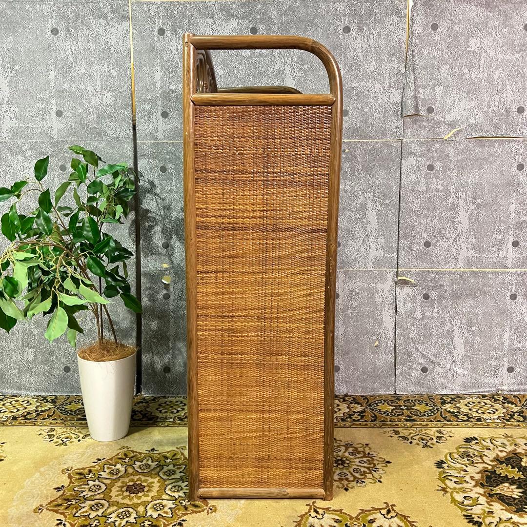 やっち★꧁籐家具꧂ラタン 5段チェスト 箪笥 タンス たんす 昭和レトロ