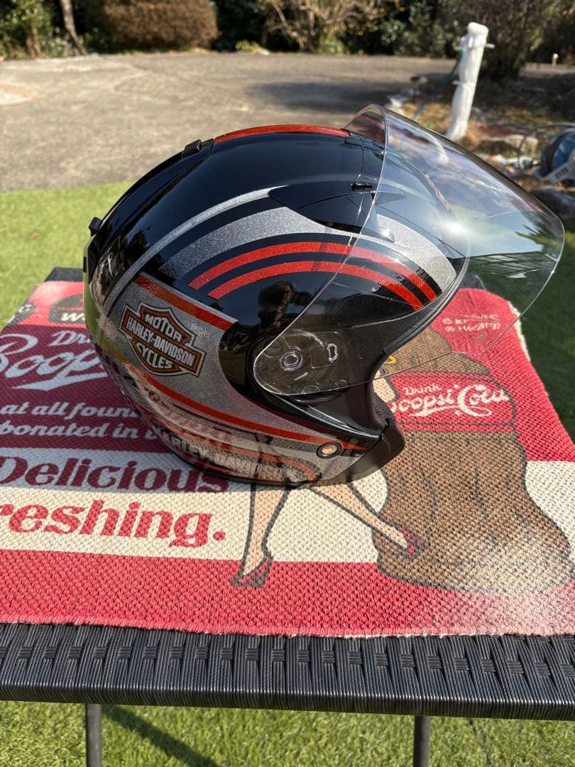 Harley-Davidson ジェットヘルメット 収納袋付き