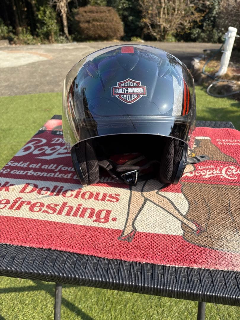 Harley-Davidson ジェットヘルメット 収納袋付き