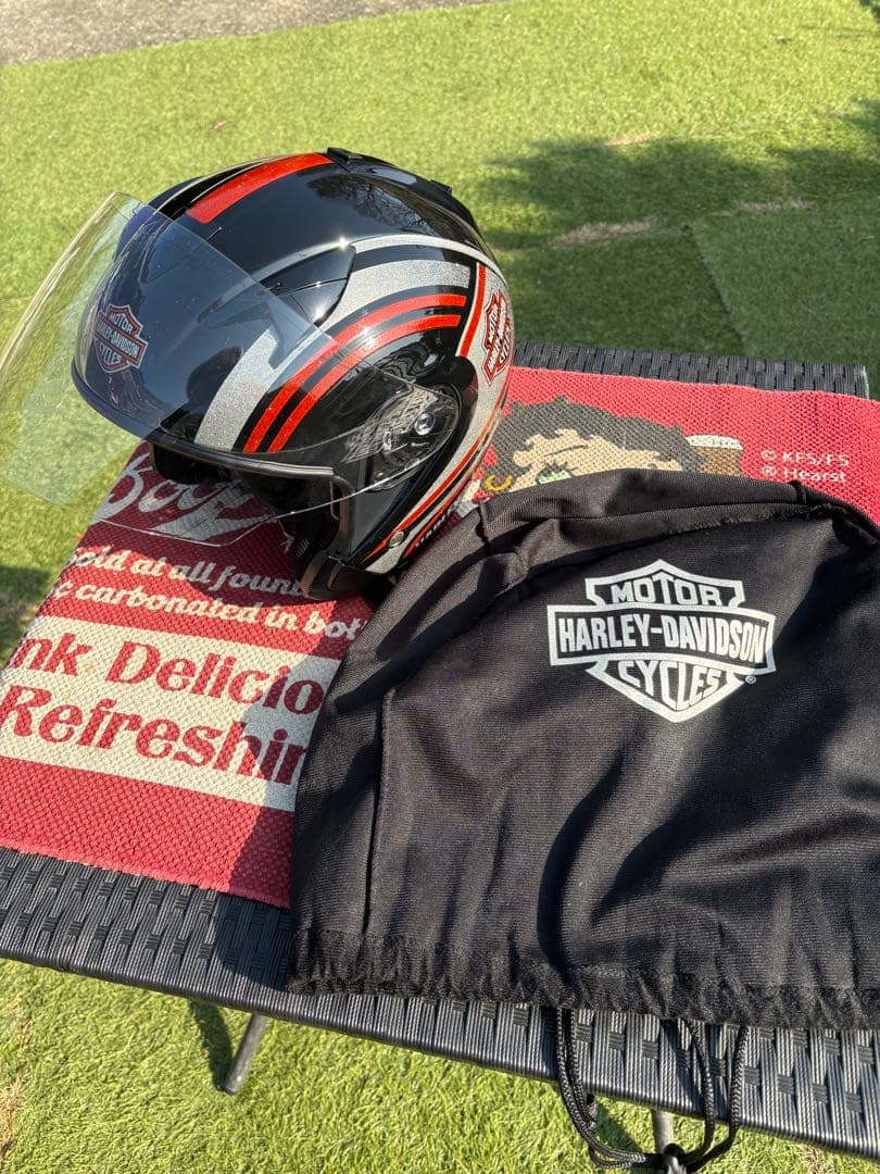Harley-Davidson ジェットヘルメット 収納袋付き