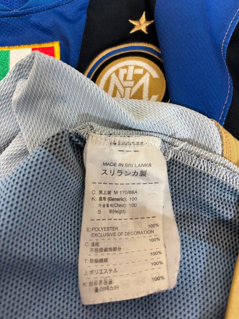 サッカーウェアセット FCバルセロナ・ユベントス・インテル　Ｍサイズ