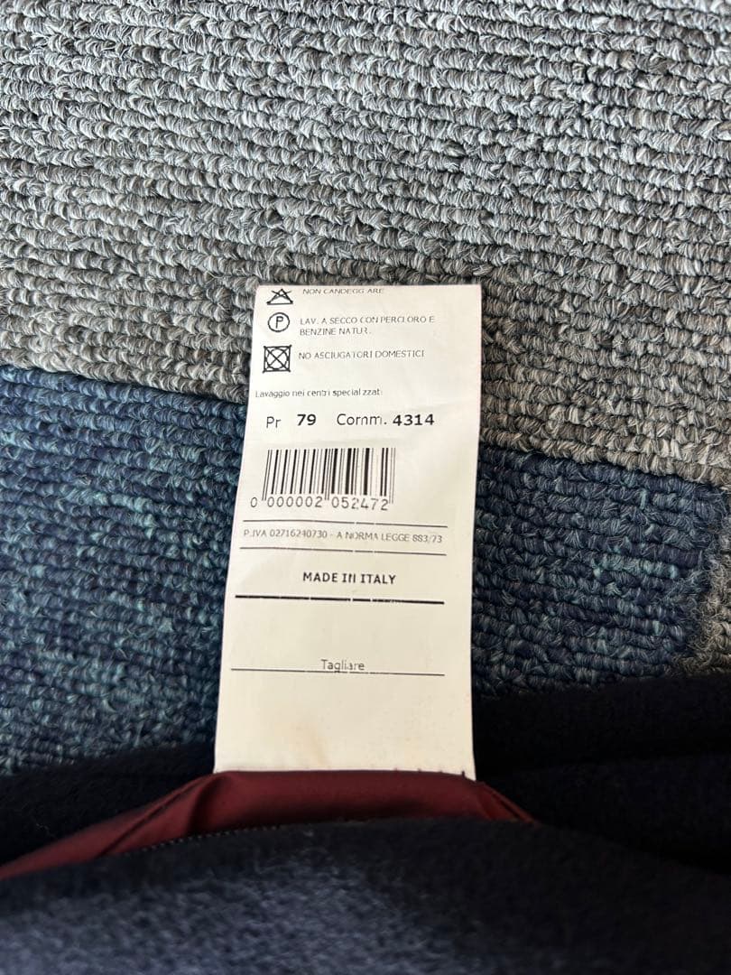 【美品】Hevoイーヴォ チェスターコートネイビー44（M〜L相当）