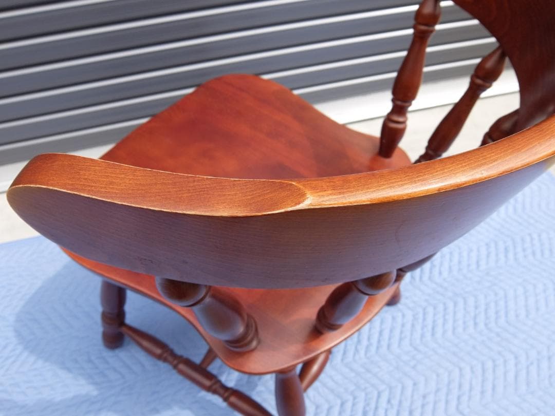 519　C _飛騨高山 柏木工 ダイニングチェア 椅子 ウィンザーチェア