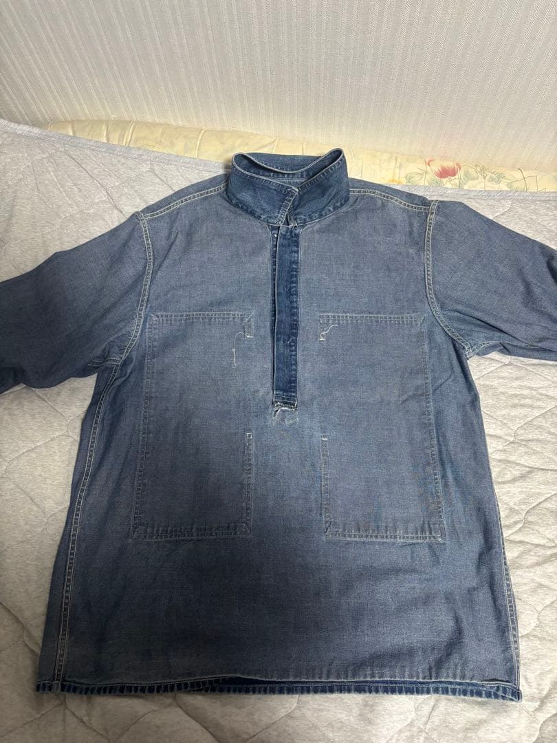 [M35]US ARMY デニムプルオーバー カバーオール ヴィンテージレプリカ