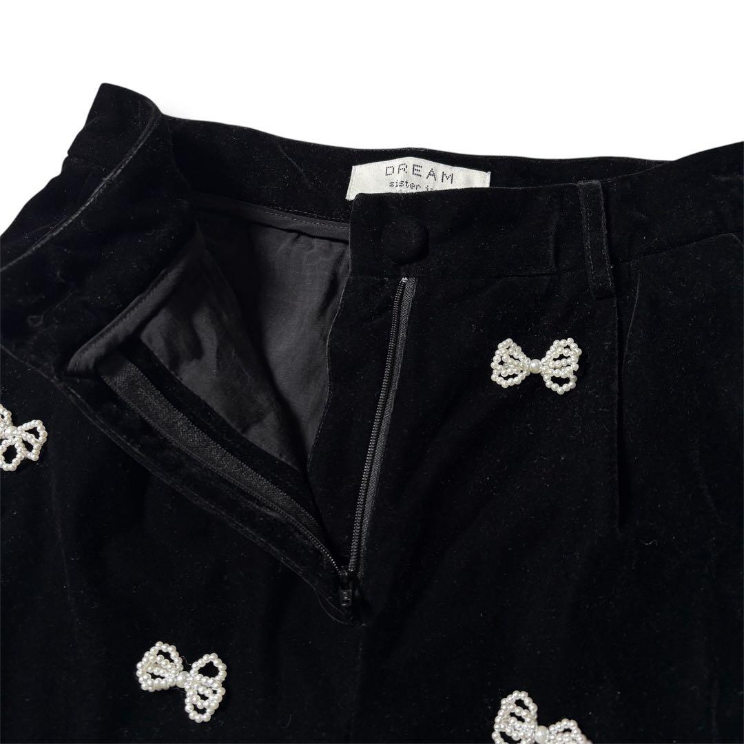 パンツ DREAM Sister Jane velvet pants S BLACK